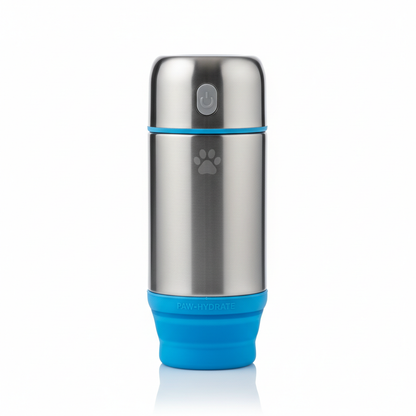 Botella de agua portátil de acero inoxidable para perros